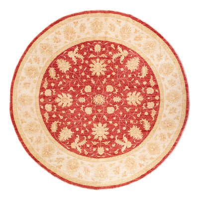 Dywan Zieglera okrągły  - 247 x 247 cm - czerwony