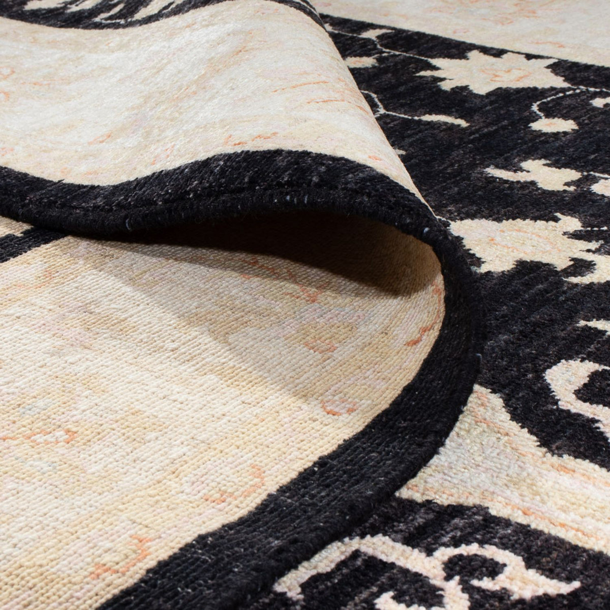 Dywan Zieglera - 243 x 175 cm - czarny