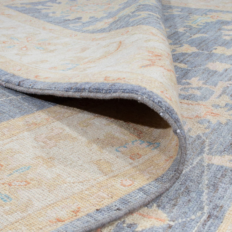 Dywan Zieglera - 241 x 176 cm - morski błękit