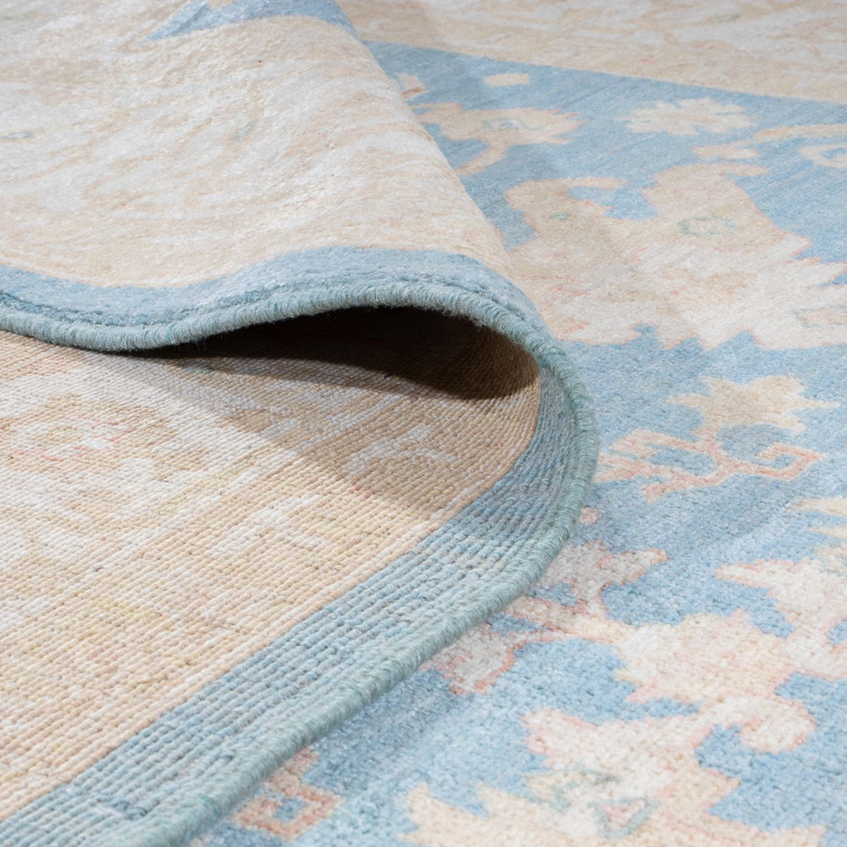 Dywan Zieglera - 240 x 178 cm - niebieski