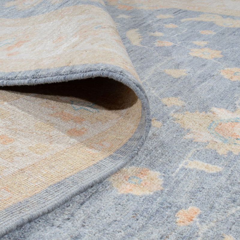 Dywan Zieglera - 236 x 173 cm - morski błękit