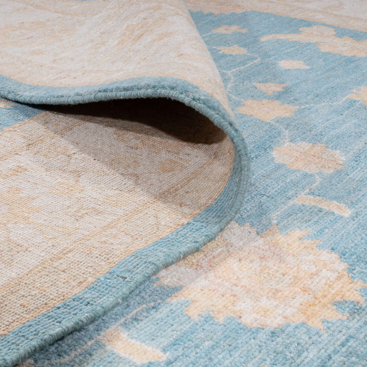 Dywan Zieglera - 243 x 173 cm - niebieski