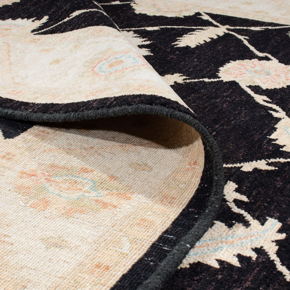 Dywan Zieglera - 244 x 175 cm - czarny