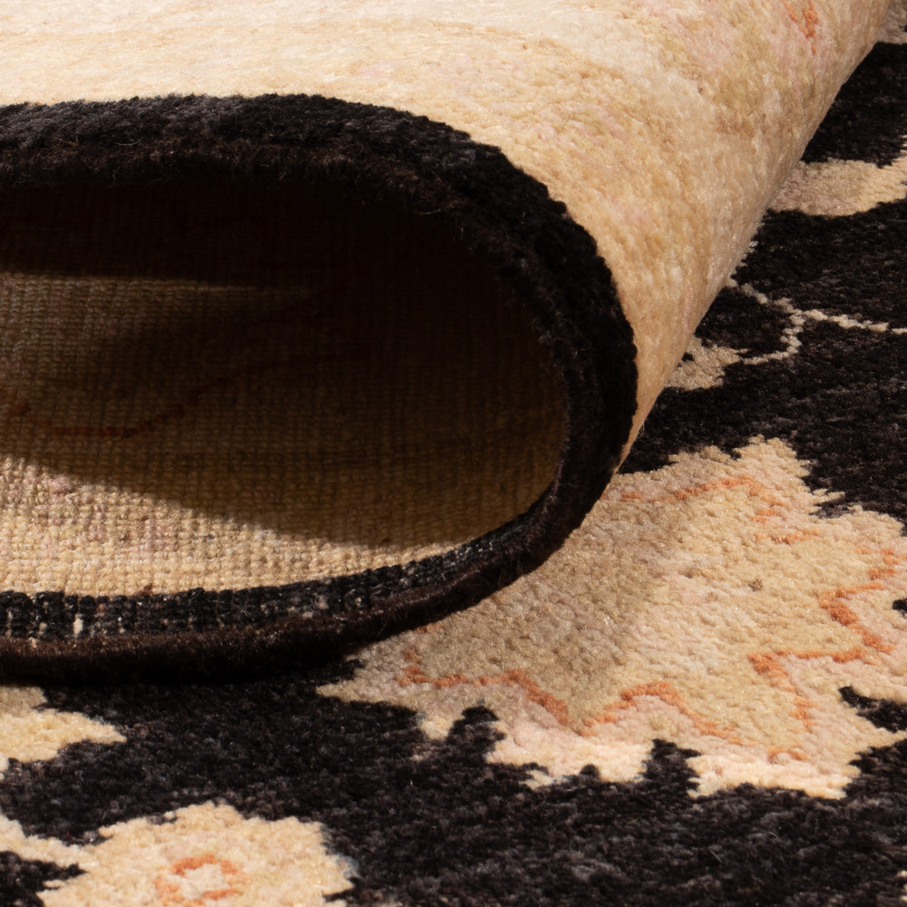 Dywan Zieglera - 198 x 155 cm - czarny