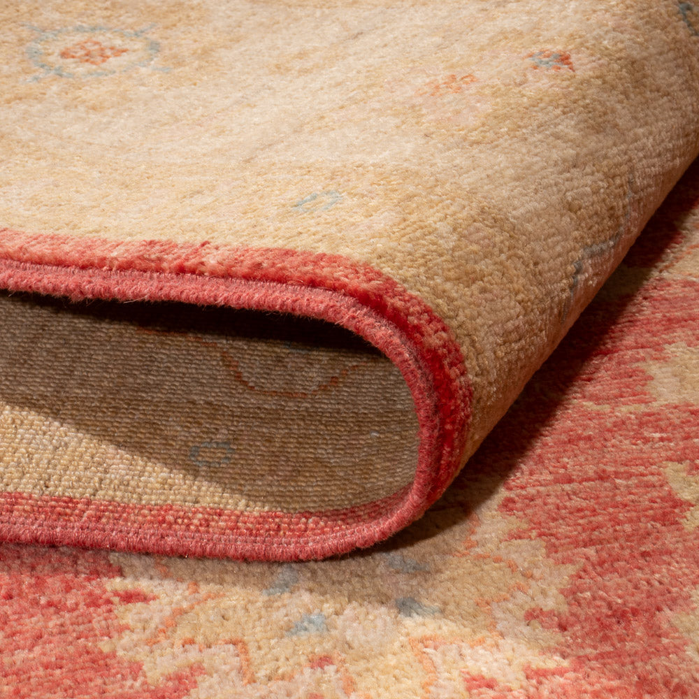 Dywan Zieglera - 201 x 153 cm - jasna czerwień