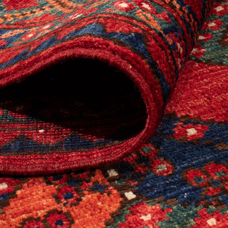 Afgański dywan - Kunduz - 199 x 149 cm - czerwony