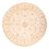 Dywan Zieglera okrągły  - 202 x 200 cm - beżowy