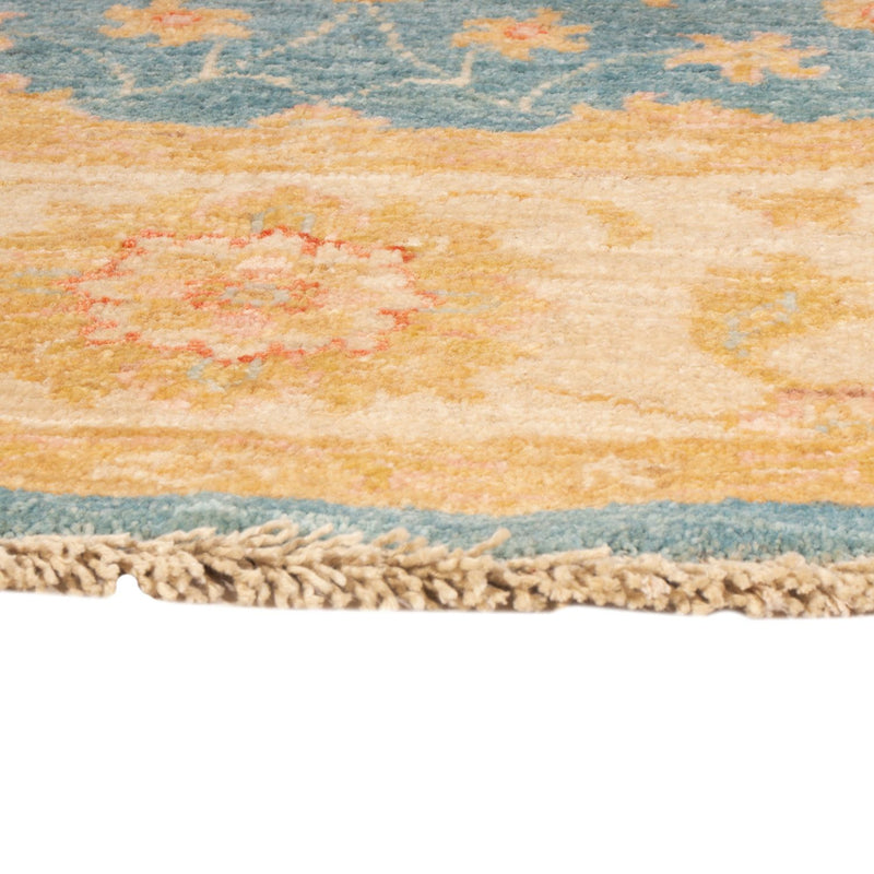 Dywan Zieglera okrągły  - 150 x 150 cm - niebieski