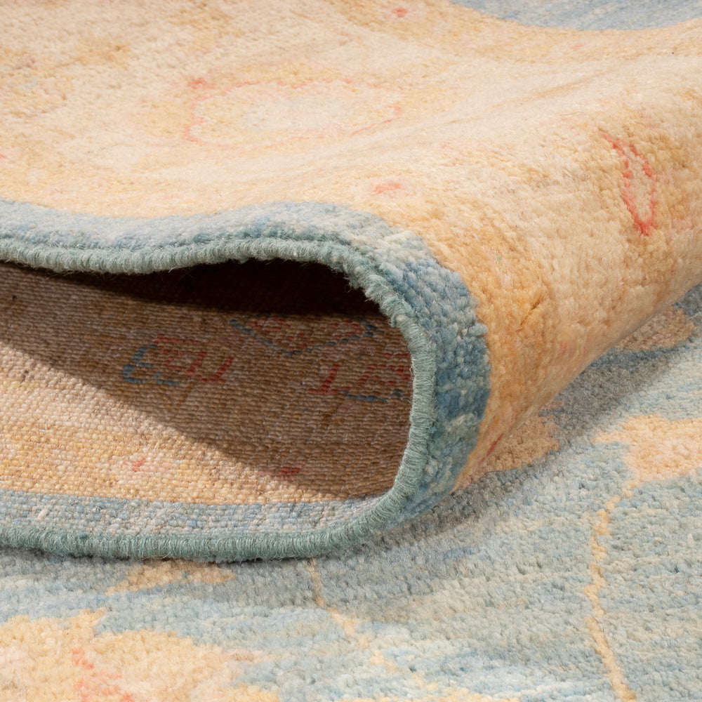 Dywan Zieglera - 202 x 148 cm - niebieski