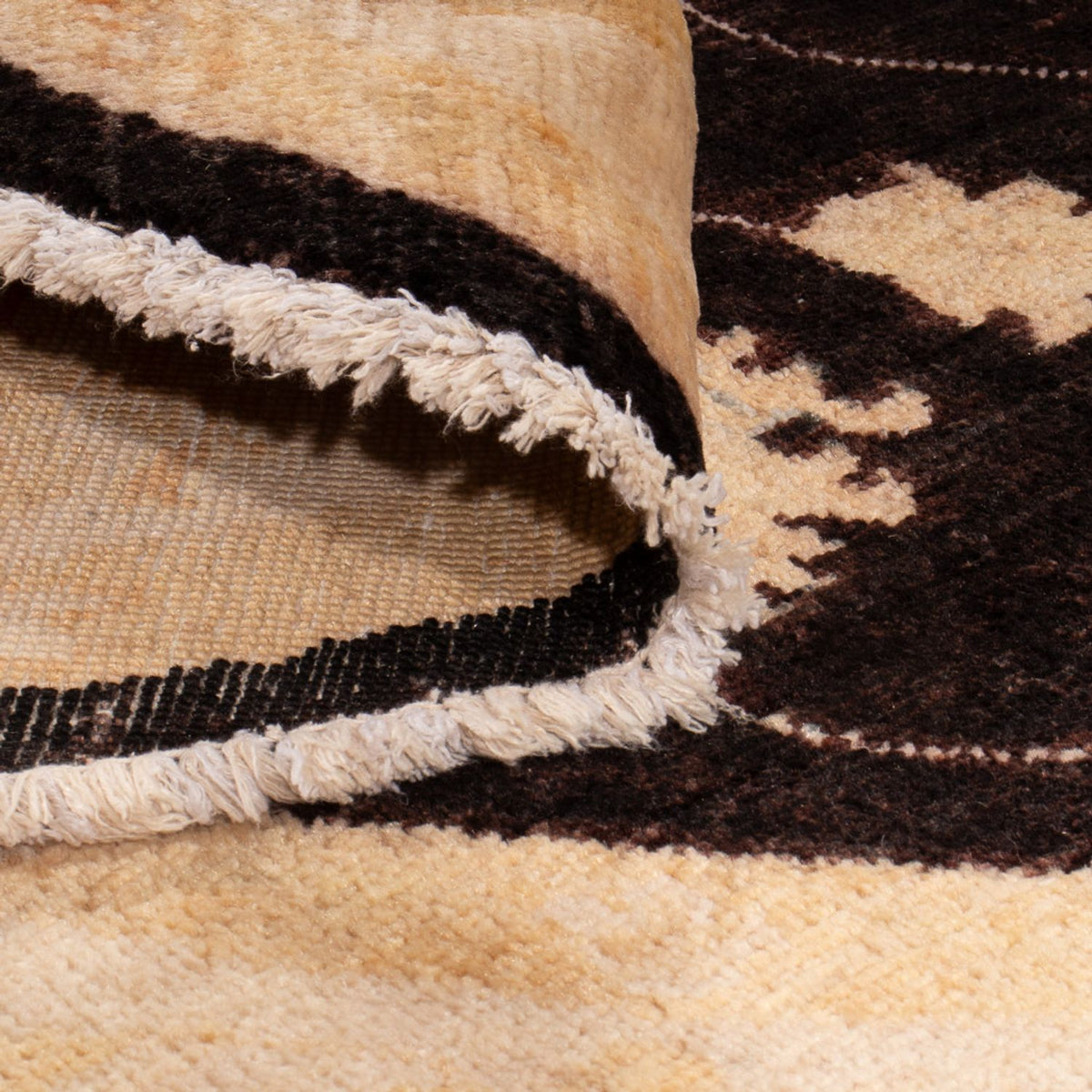 Dywan Zieglera okrągły  - 198 x 201 cm - czarny