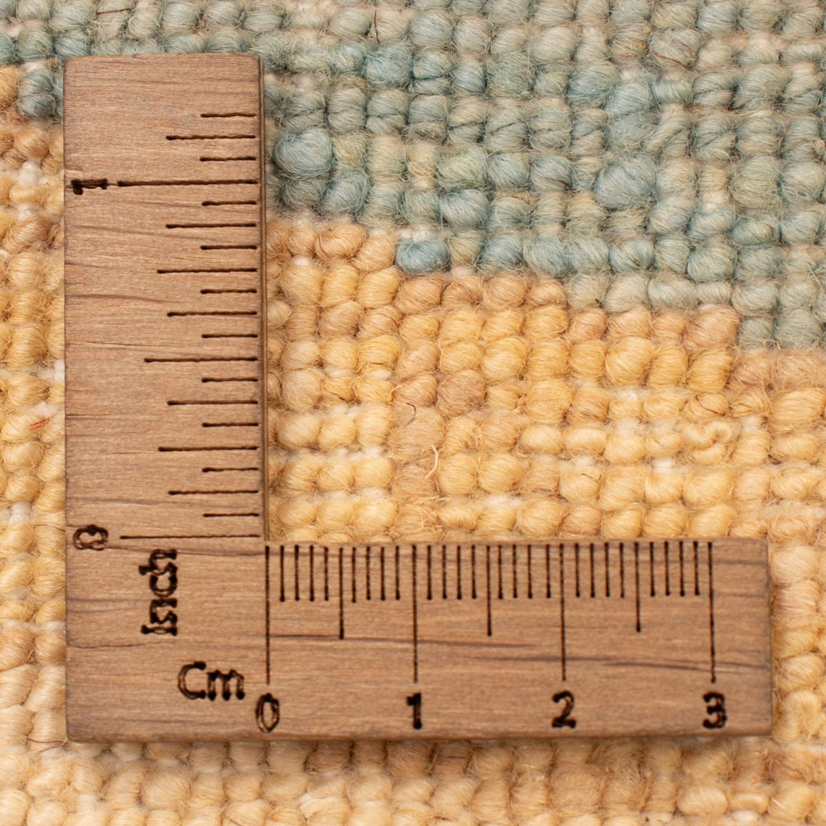 Dywan Zieglera okrągły  - 96 x 99 cm - niebieski