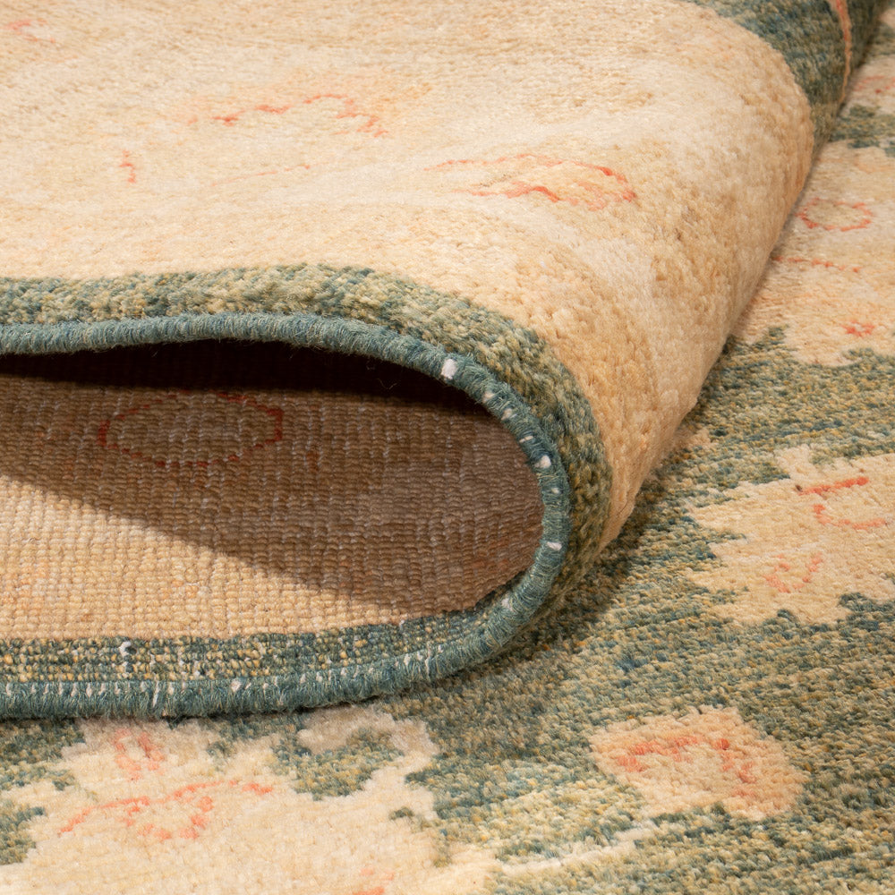 Dywan Zieglera - 202 x 147 cm - oliwkowa zieleń