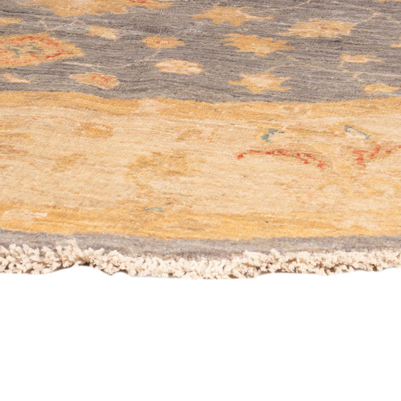 Dywan Zieglera okrągły  - 200 x 197 cm - morski błękit