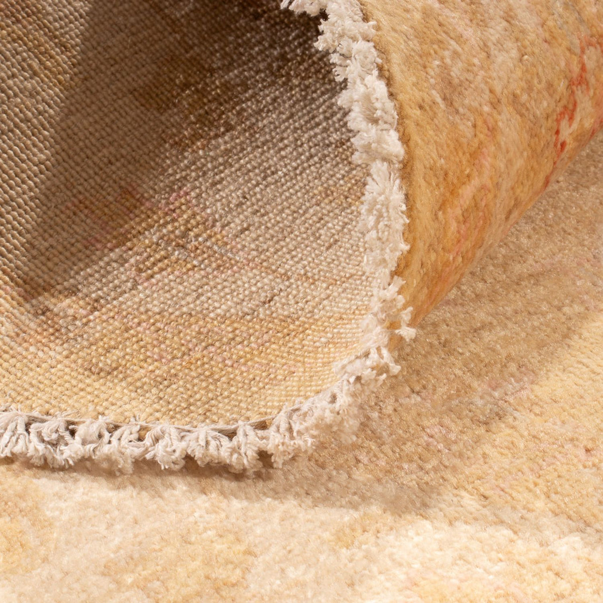 Dywan Zieglera okrągły  - 148 x 147 cm - jasny beż