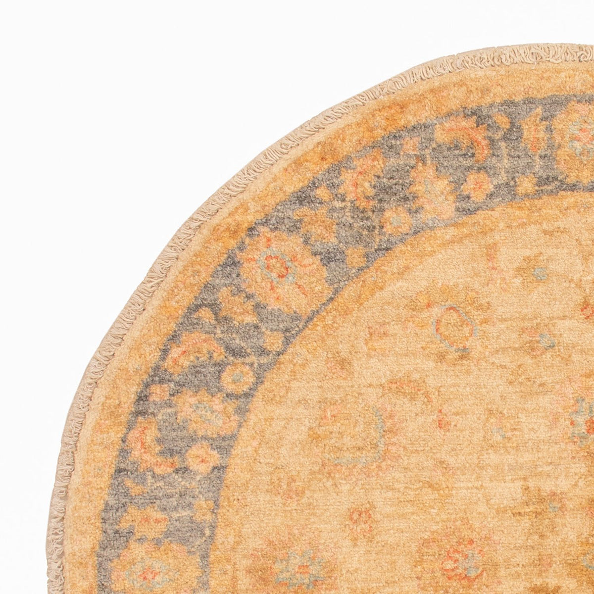 Dywan Zieglera okrągły  - 96 x 100 cm - beżowy