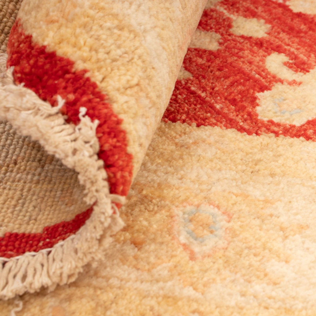 Dywan Zieglera okrągły  - 99 x 96 cm - czerwony