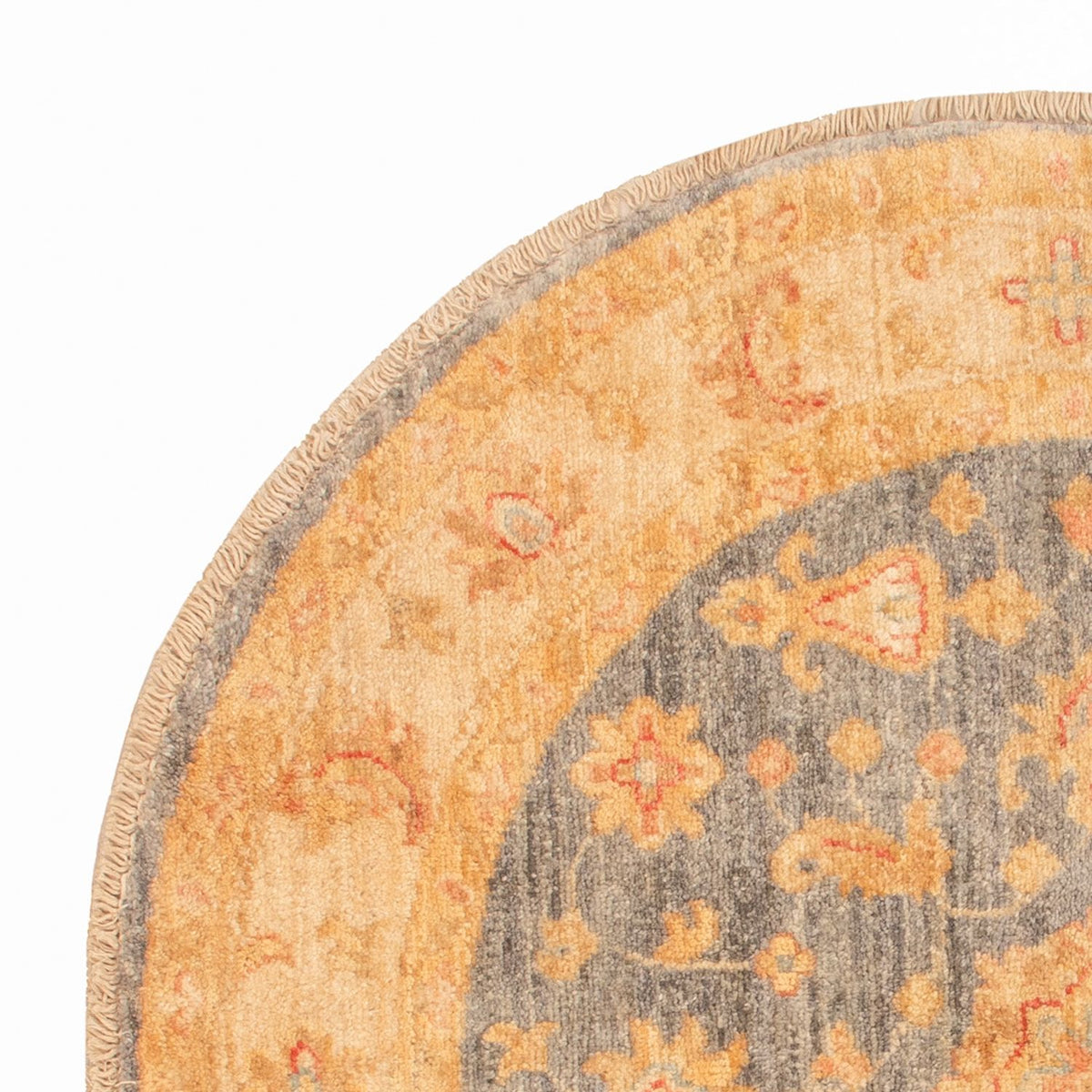 Dywan Zieglera okrągły  - 97 x 101 cm - jasny beż