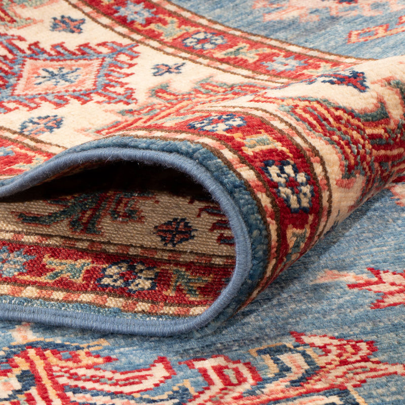 Dywan Ziegler - Kazak - 202 x 149 cm - niebieski