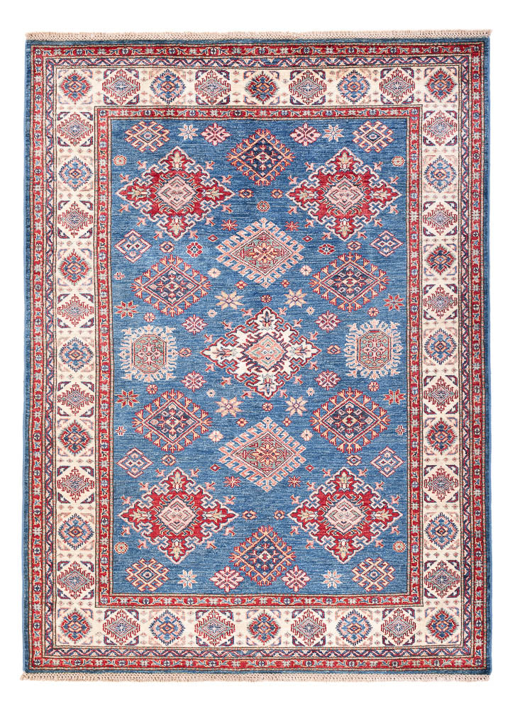Dywan Ziegler - Kazak - 204 x 150 cm - niebieski