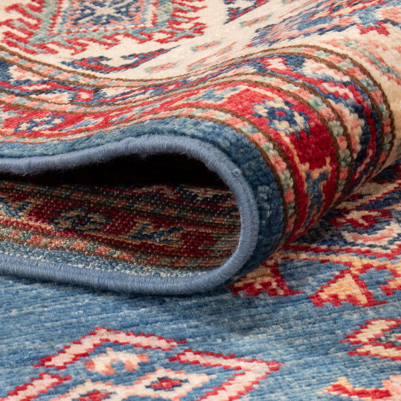 Dywan Ziegler - Kazak - 204 x 150 cm - niebieski