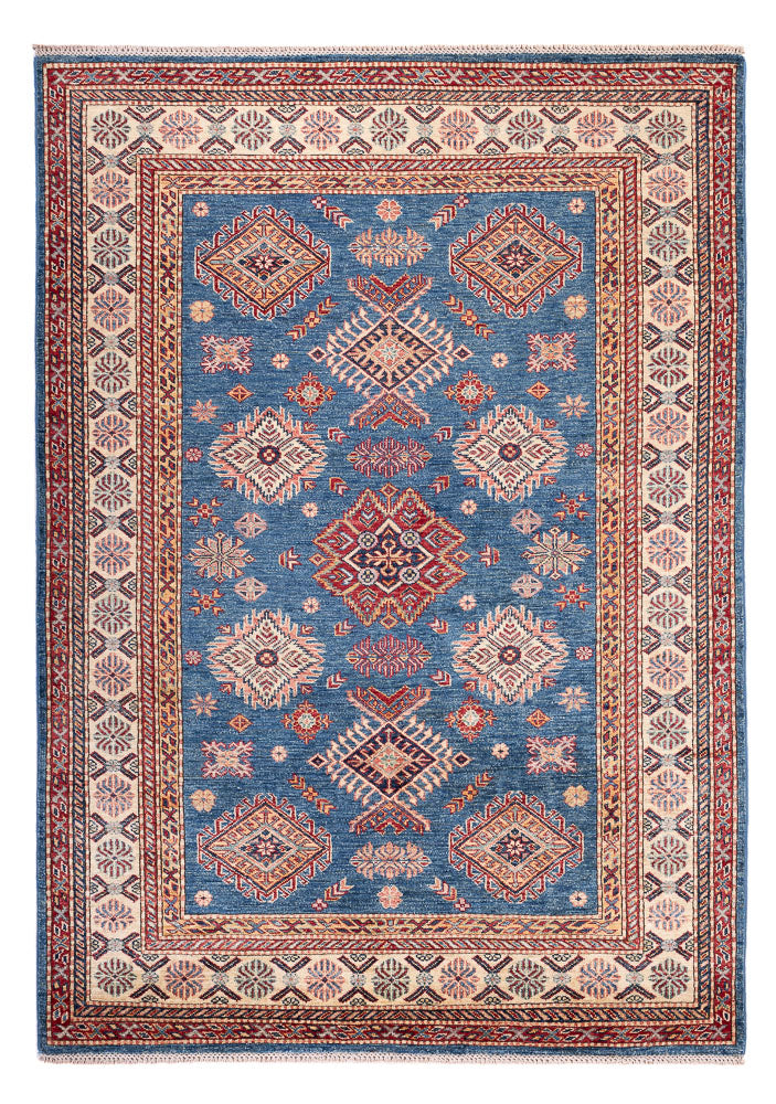 Dywan Ziegler - Kazak - 210 x 147 cm - niebieski