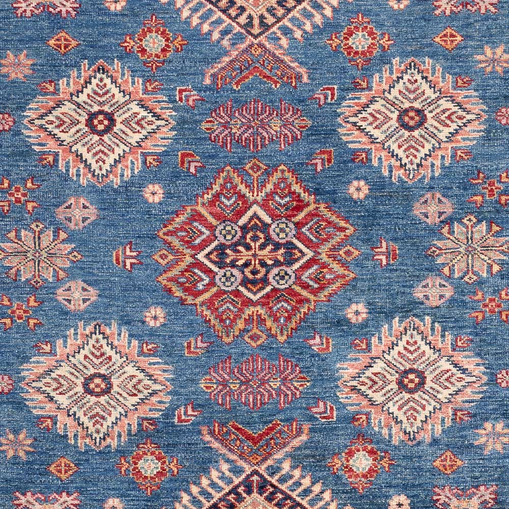 Dywan Ziegler - Kazak - 210 x 147 cm - niebieski