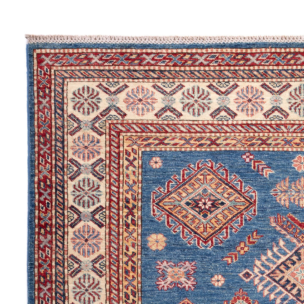 Dywan Ziegler - Kazak - 210 x 147 cm - niebieski
