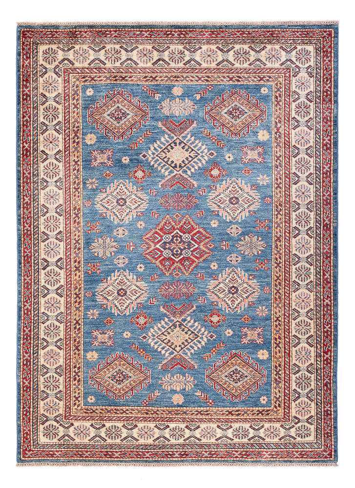 Dywan Ziegler - Kazak - 202 x 149 cm - niebieski