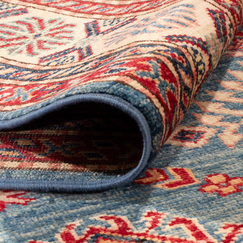 Dywan Ziegler - Kazak - 202 x 149 cm - niebieski