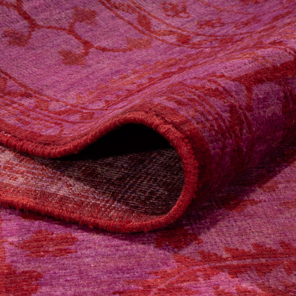 Dywan Ziegler - Modern - Vintage / kolorowy - 197 x 139 cm - fioletowy