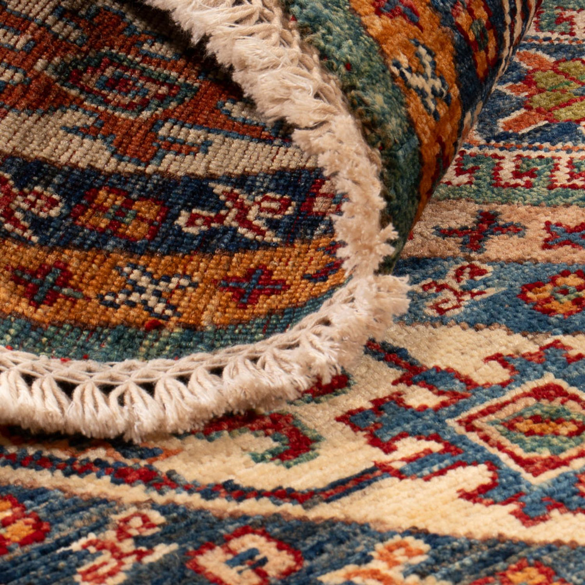 Dywan Ziegler - Kazak okrągły  - 151 x 147 cm - zielona