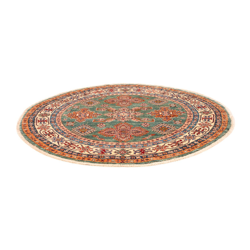 Dywan Ziegler - Kazak okrągły  - 151 x 147 cm - zielona