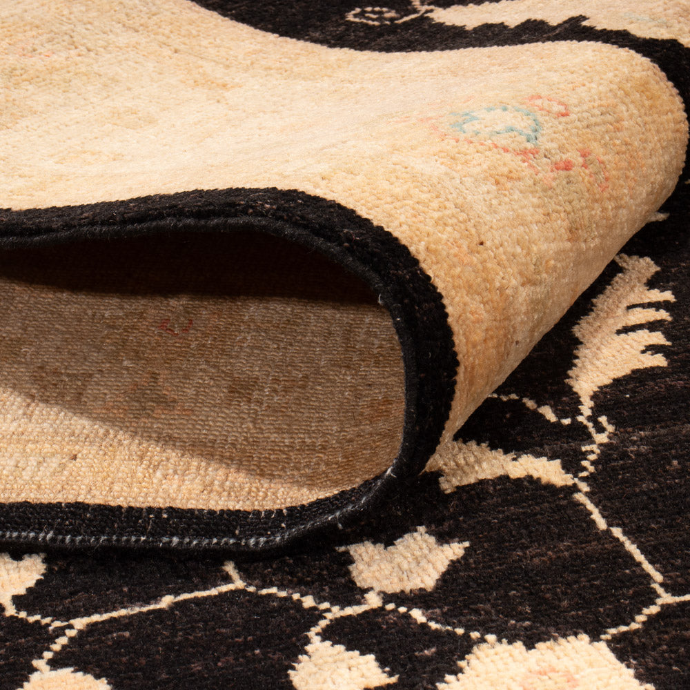 Dywan Zieglera - 204 x 151 cm - ciemnoniebieski