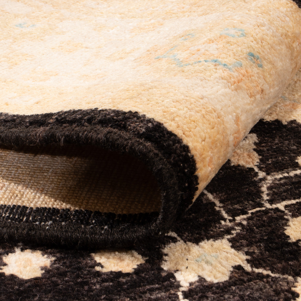 Dywan Zieglera - 182 x 125 cm - czarny