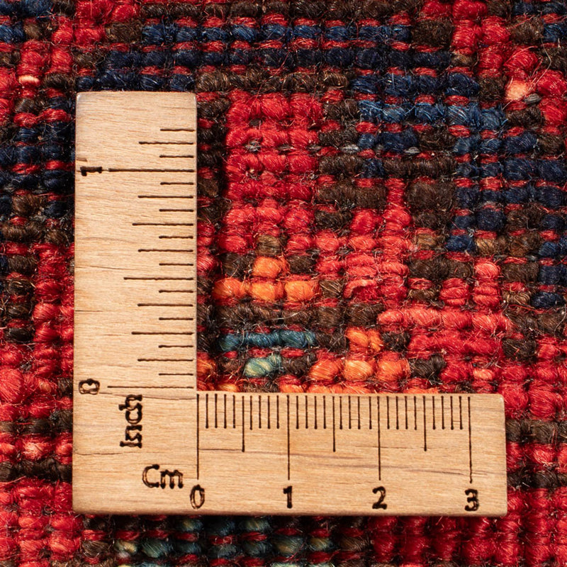 Dywan afgański - 182 x 125 cm - czerwony