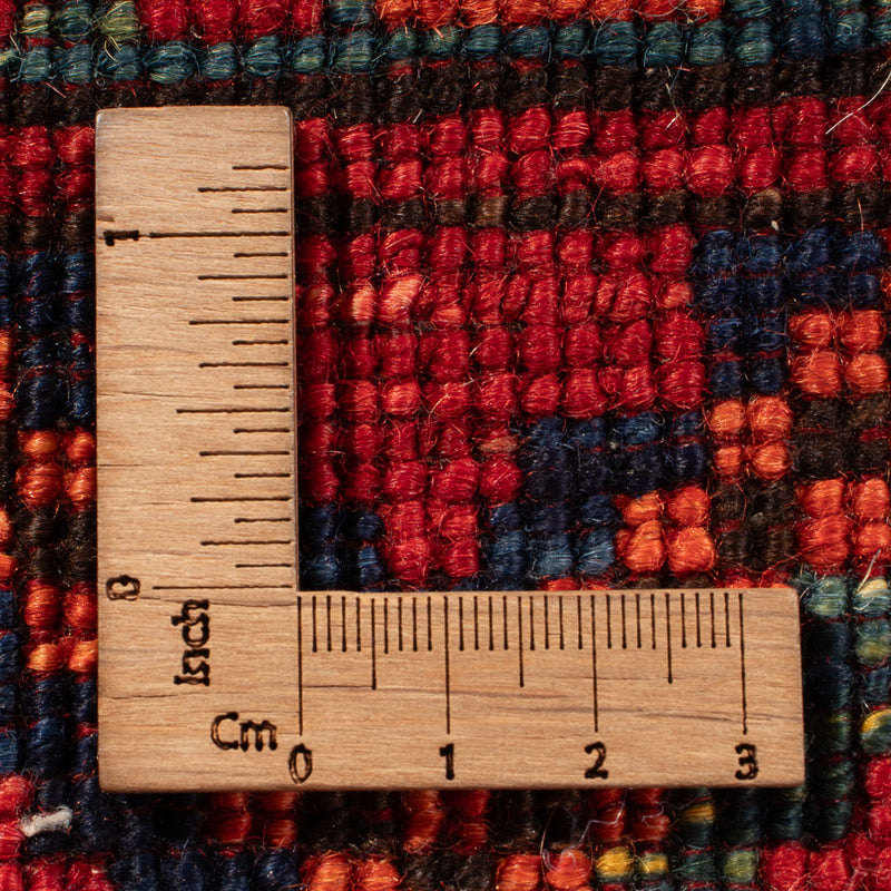 Dywan afgański - 182 x 122 cm - czerwony