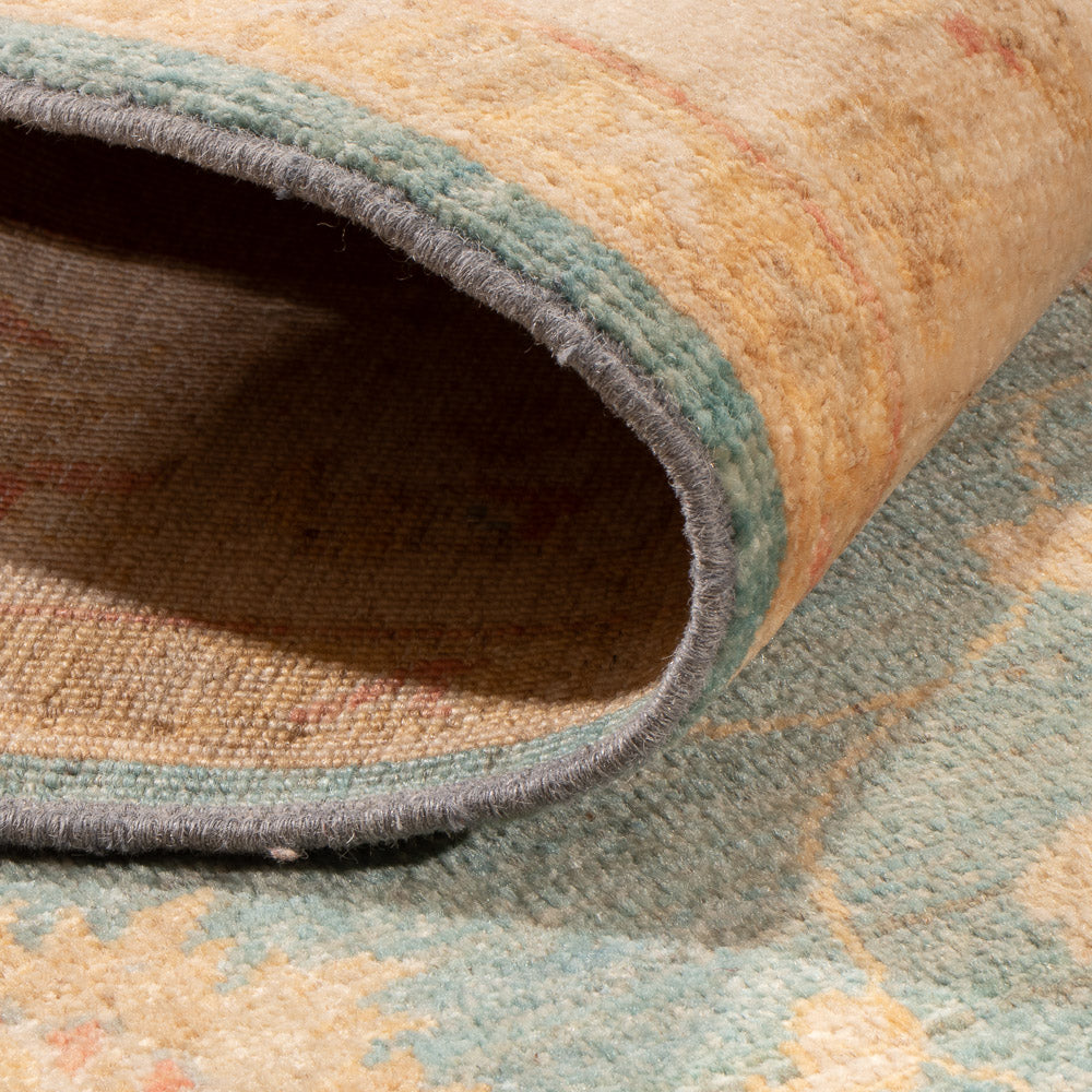 Dywan Zieglera - 175 x 124 cm - morski błękit