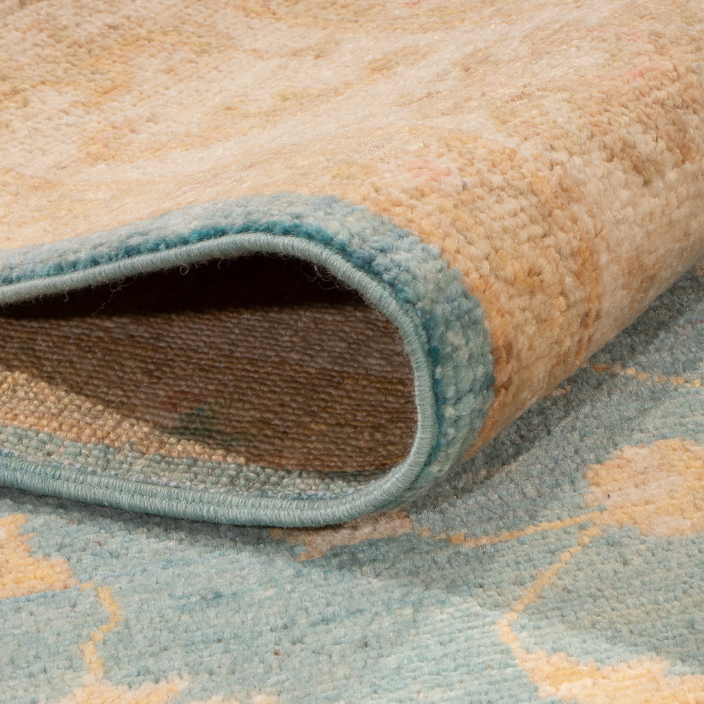 Dywan Zieglera - 177 x 122 cm - morski błękit