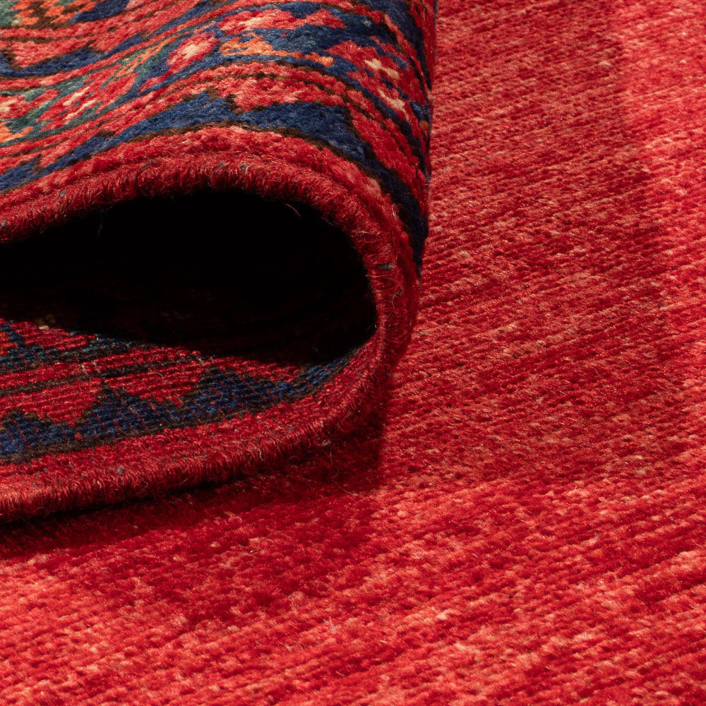 Afgański dywan - Kunduz - 302 x 203 cm - czerwony