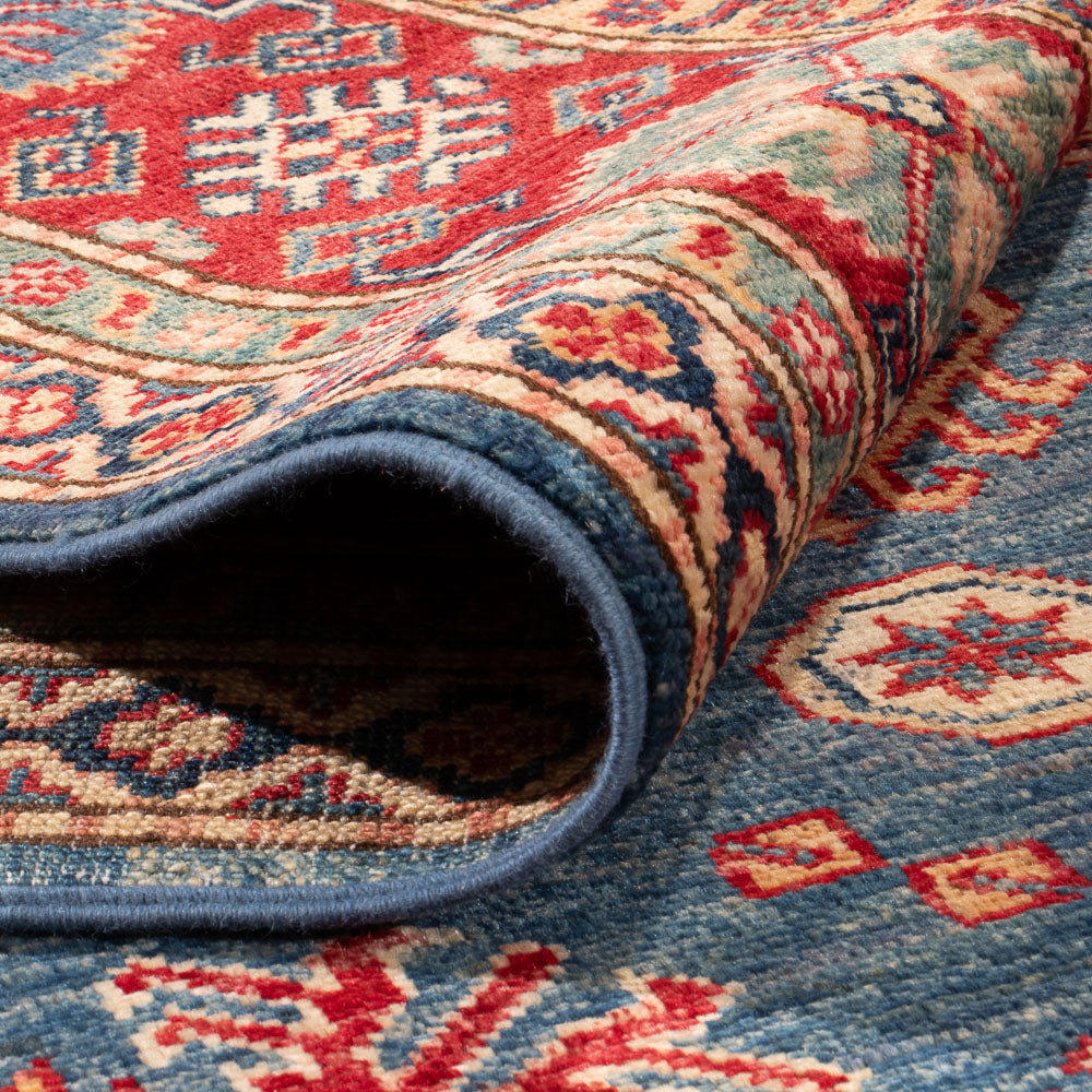 Dywan Ziegler - Kazak - 303 x 202 cm - niebieski