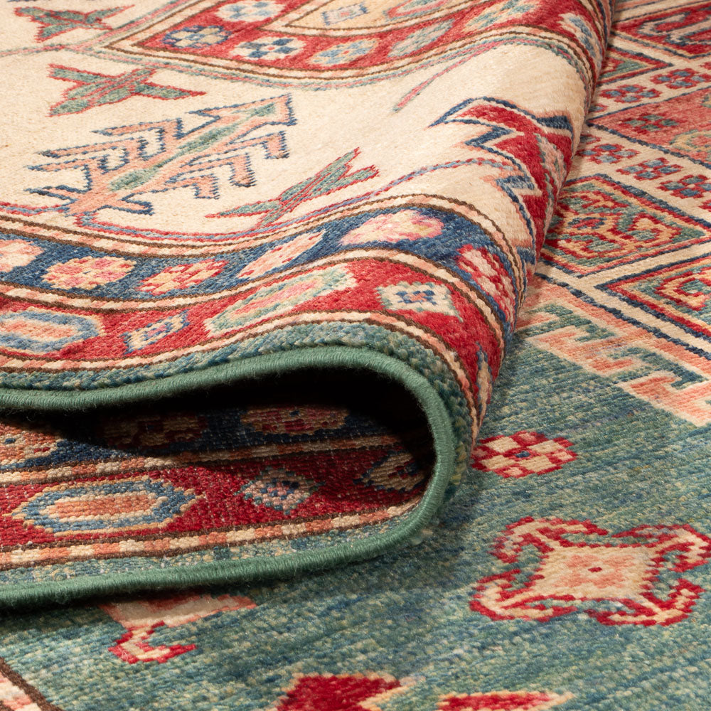 Dywan Ziegler - Kazak - 301 x 205 cm - zielona