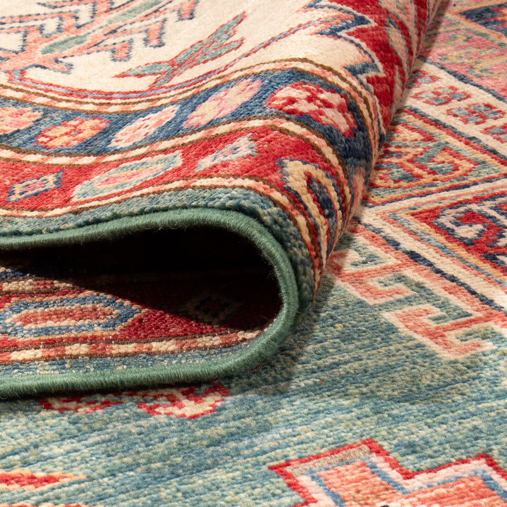 Dywan Ziegler - Kazak - 296 x 204 cm - zielona