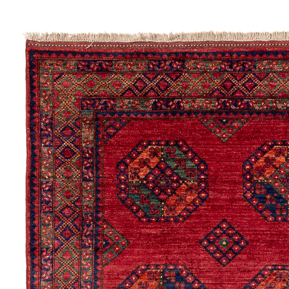 Afgański dywan - Kunduz - 300 x 206 cm - czerwony