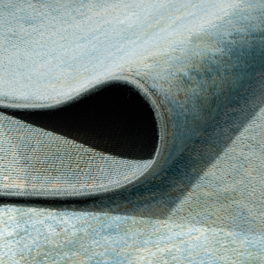 Dywan Ziegler - Modern - Vintage / kolorowy - 292 x 204 cm - jasnoniebieski