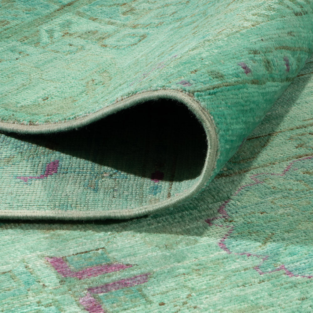 Dywan Ziegler - Modern - Vintage / kolorowy - 308 x 206 cm - jasnozielony