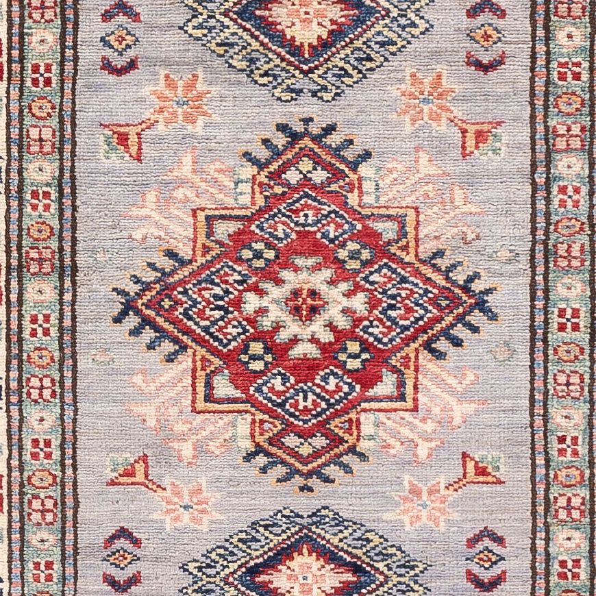 Biegacz Dywan Ziegler - Kazak - 242 x 77 cm - łososiowy