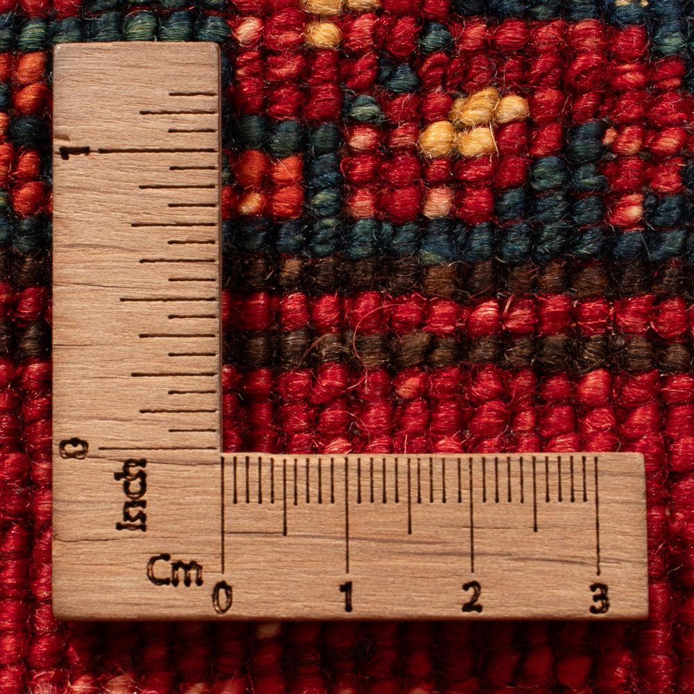 Biegacz Afgański dywan - Kunduz - 300 x 83 cm - czerwony