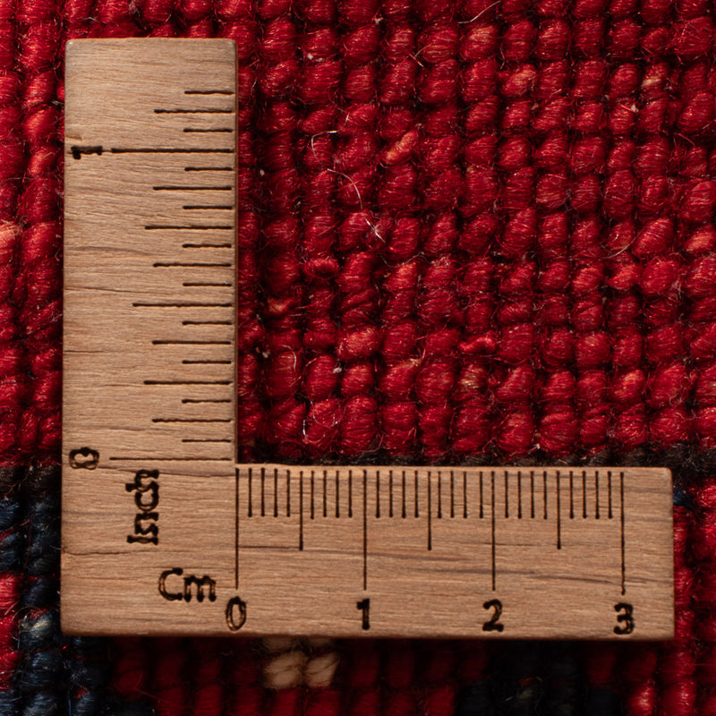 Biegacz Afgański dywan - Kunduz - 291 x 87 cm - czerwony