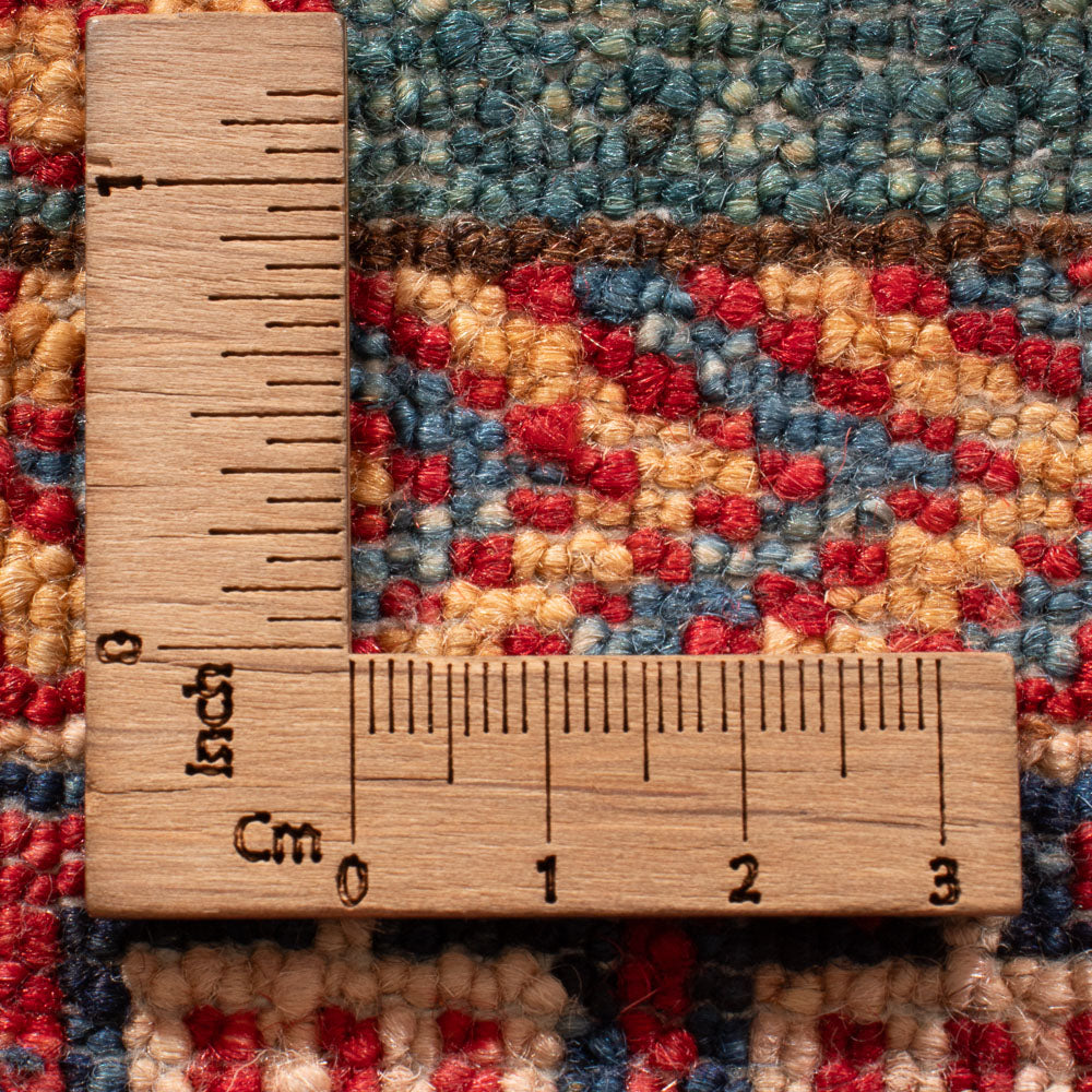 Biegacz Dywan Ziegler - Kazak - 253 x 78 cm - ciemnoniebieski