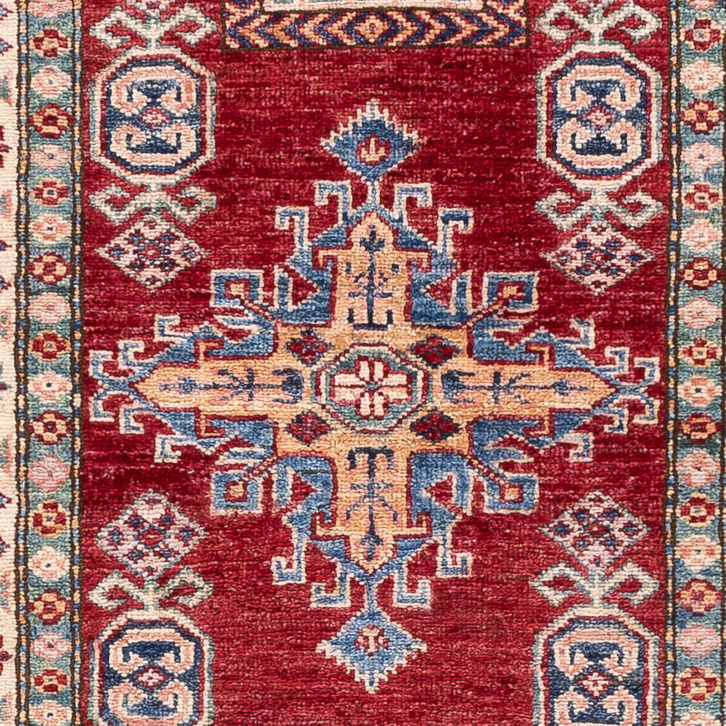 Biegacz Dywan Ziegler - Kazak - 260 x 75 cm - czerwony
